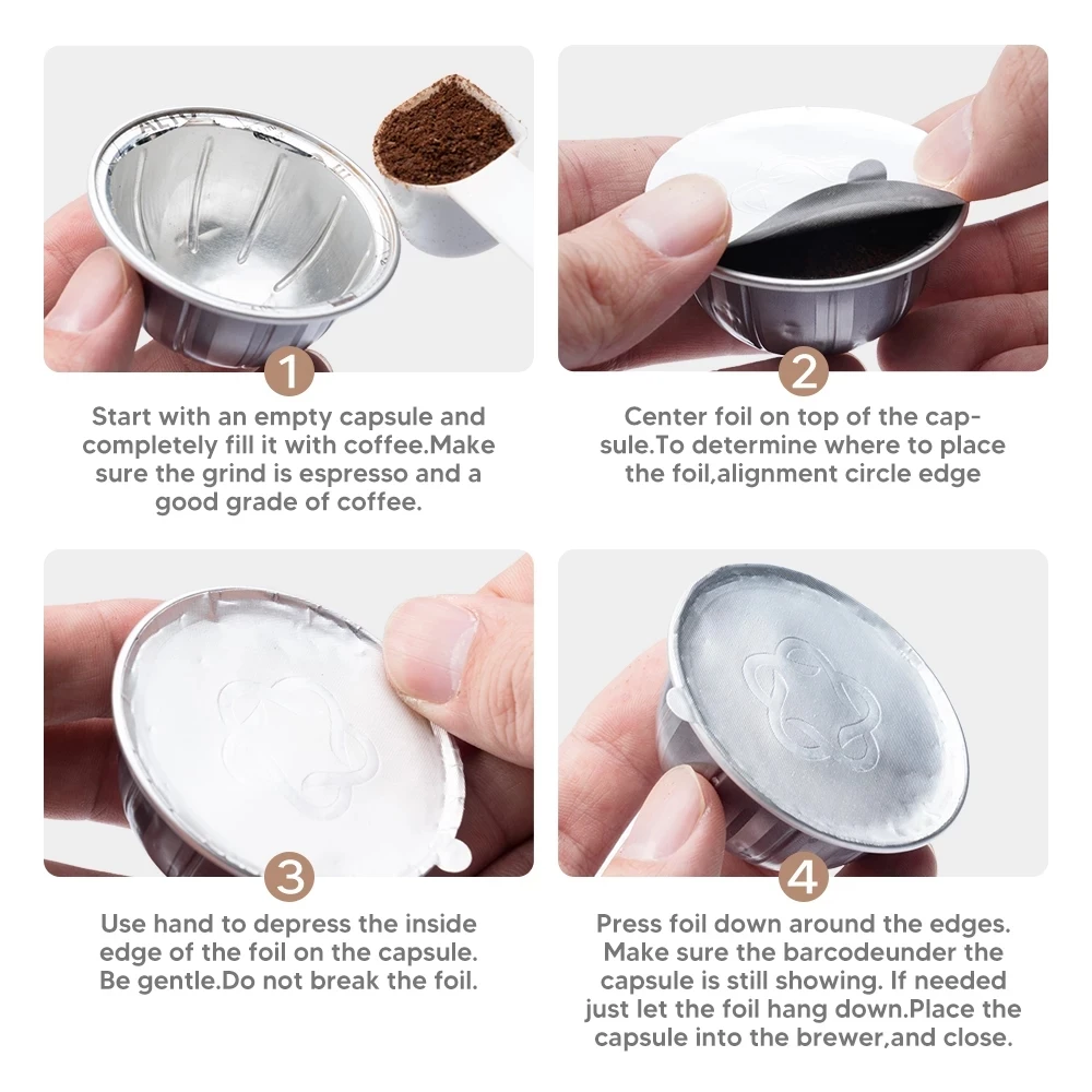 Reusable silicone cover for Nespresso Vertuo next Vertuoline disposable self-adhesive aluminum foil disposable cup body