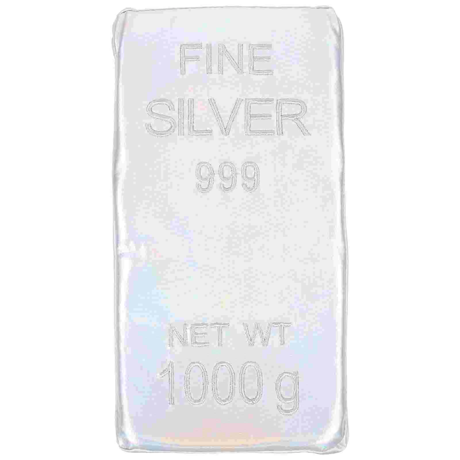 

Simulated Brick Cool Replicas Mini Blocks Bricks Building Money Kids Models Silver Child