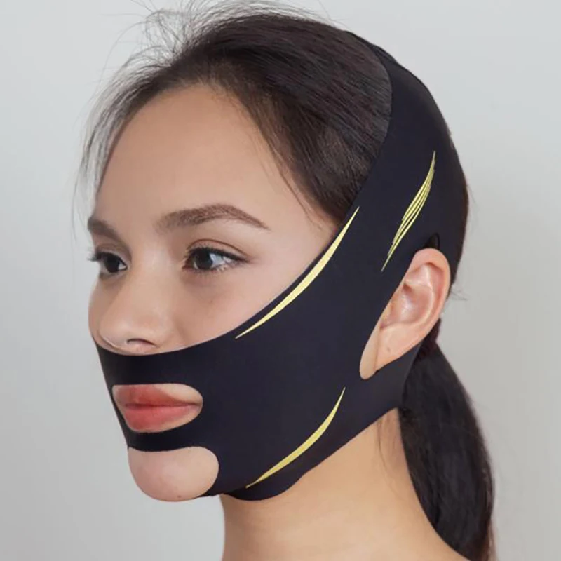 Kin Wang Afslankverband V-vorm V-lijn Lifting Masker Gezicht Lifting Anti Rimpel Band Band Slaapmasker Schoonheid Gezondheid