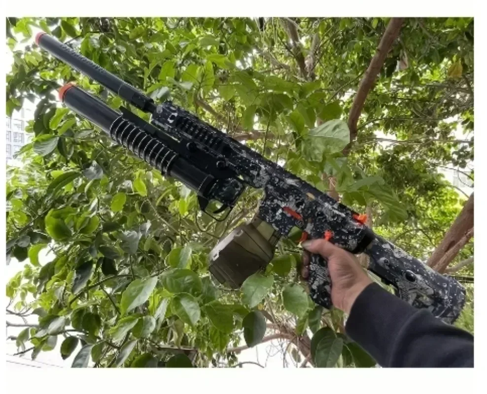 New Electric M416 AUG Toy Gun Automatic Splatter Rifle Paintball Outdoor Game Airsoft Submachine Guns Pistol for Boys