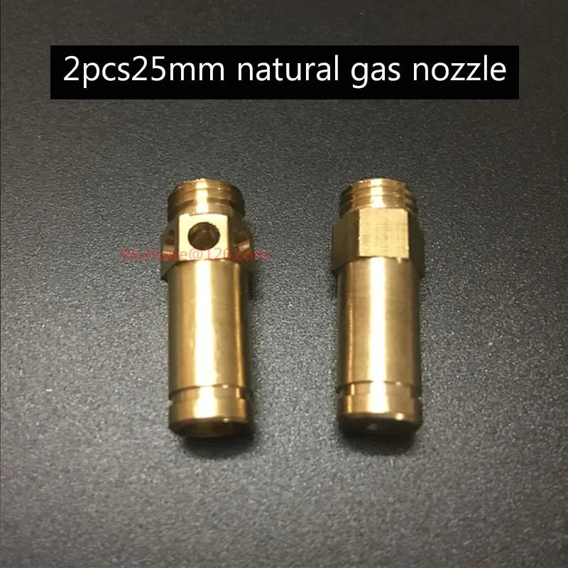 Ugello modificato per Gas artificiale a Gas naturale in rame puro da 4 pezzi 25 ugello lungo