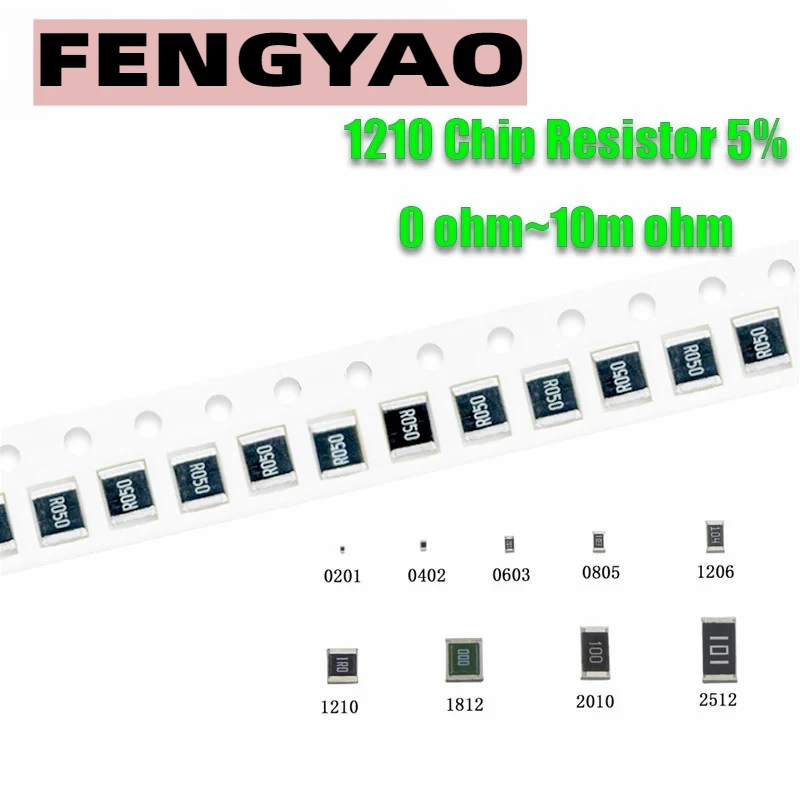 100Pcs 1210 5% 1/2W…