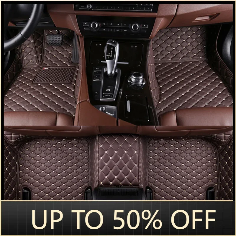 Custom 3D Full Coverage Car Floor Mats for BYD Atto 3 2022 2023 Dolphin 2023 Seal 2023 Song Plus Interior Accessories Carpet