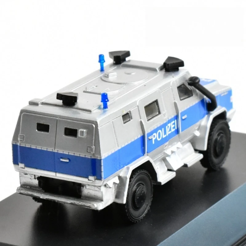 BOS 1/87 RMMV Survivor R-Polizei Legierung Spielzeug Kraftfahrzeug Druckguss Metall Modell Geschenke