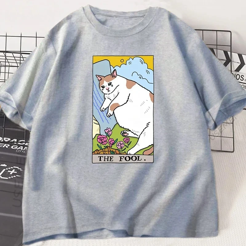 تي شيرت نسائي مقاس كبير برسومات جرافيك بأكمام قصيرة، فضفاض وكاجوال، ناعم ومريح للتنفس، رياضات خارجية #4