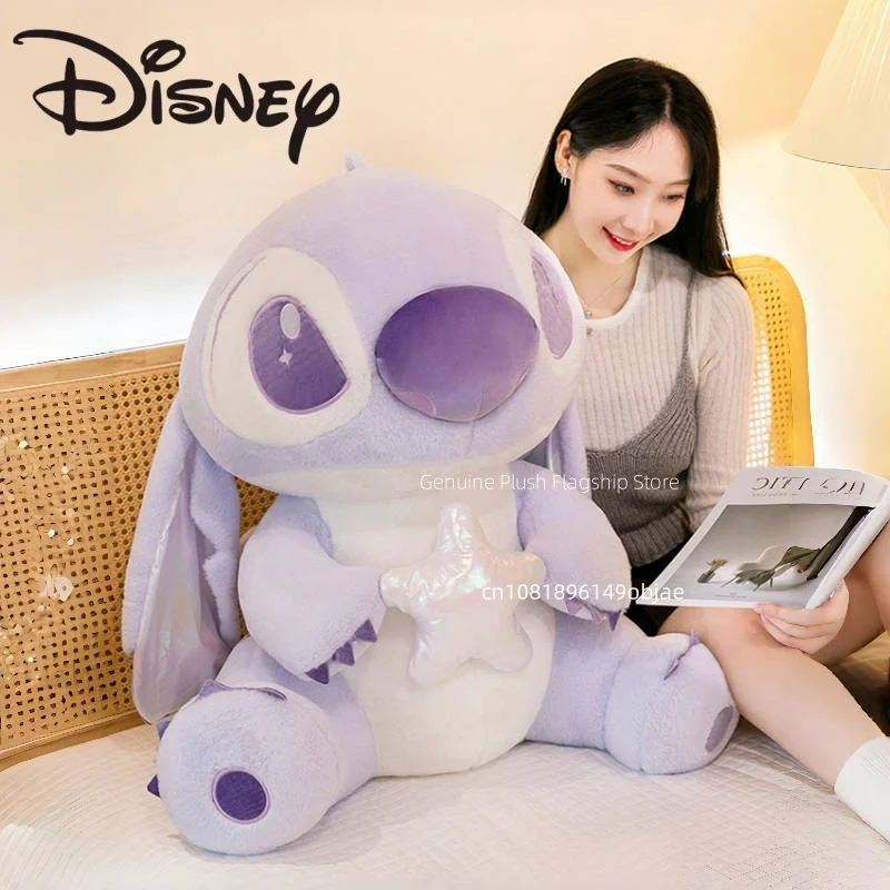 

35/45/55CM Big Size Disney Stitch Cartoon Anime Plush Stuffed Doll Room Decoration Children Pillow Cute Peluche Ornaments Gifts