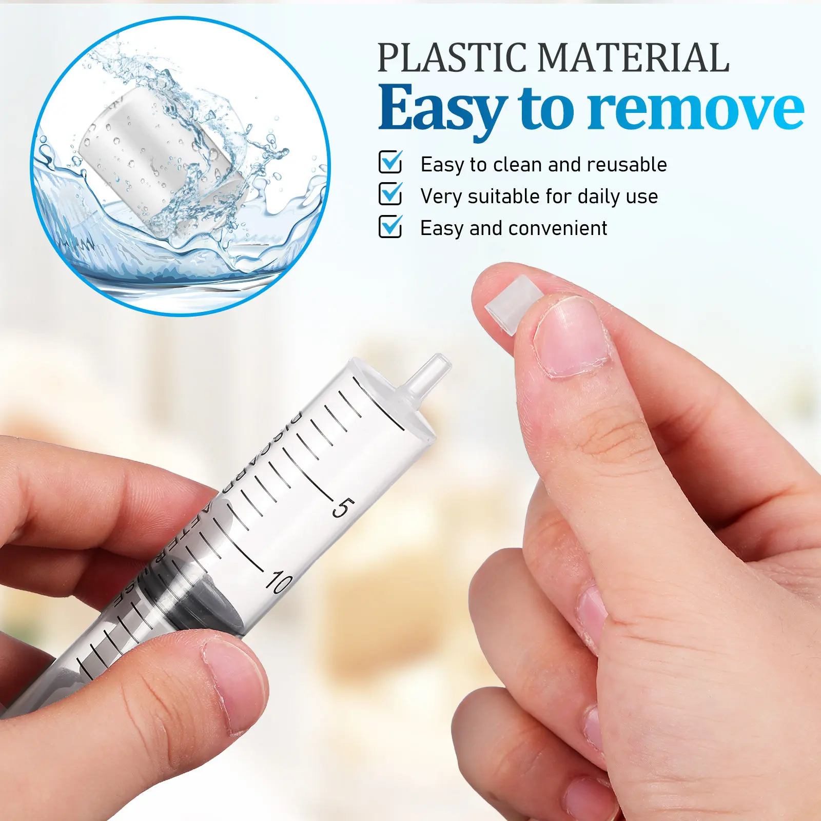 

100Pcs Dispenser Syringe Adapter Conversion Head for Perfume Liquid Refill Compact Precision Transfer Tool Travel Friendly