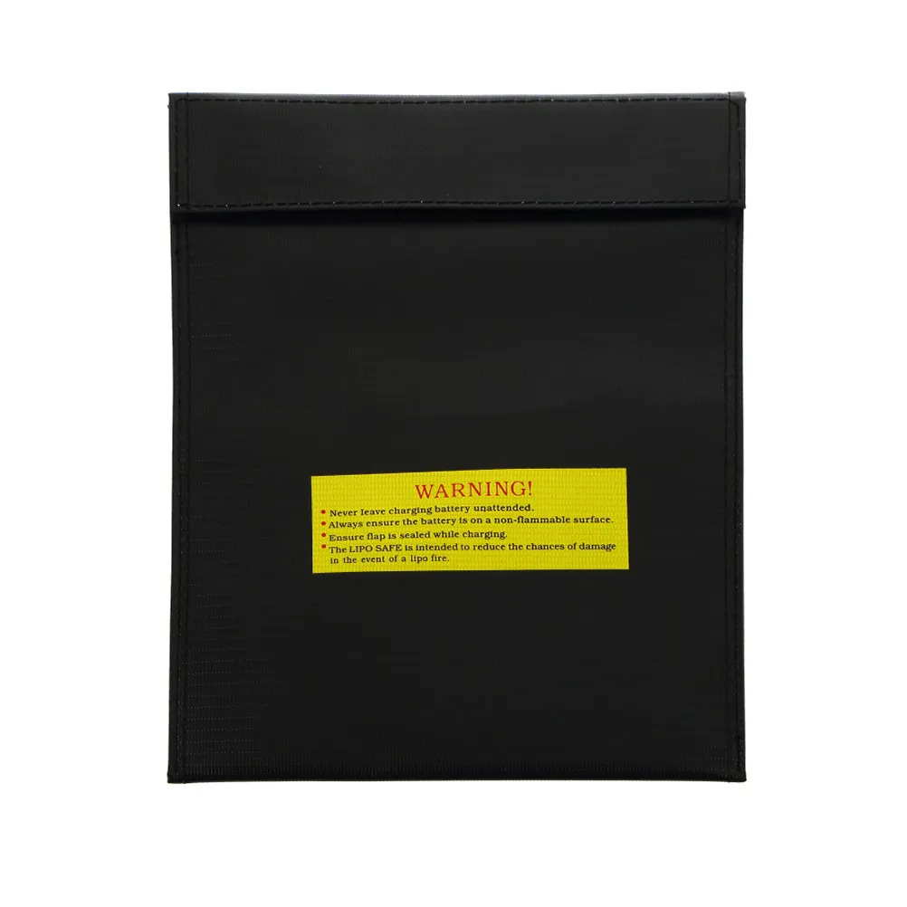 Rc Lipo Battery Fireproof Safety Guard Storage Bag Pouch Black Blast-Proof Fiberglass 3000x2300x300mm for Charging Protection