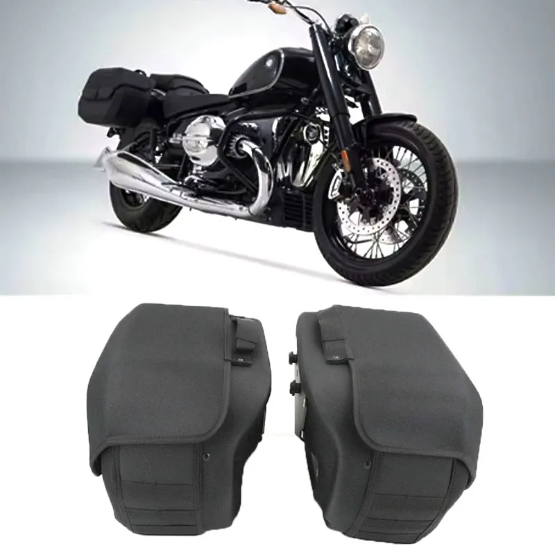 

Правая боковая седельная сумка для мотоцикла, водонепроницаемая дорожная боковая сумка из полиэтилена, 19,5 л для BMW R18 R 18 2020-2024, сумка для переноски багажа - правая