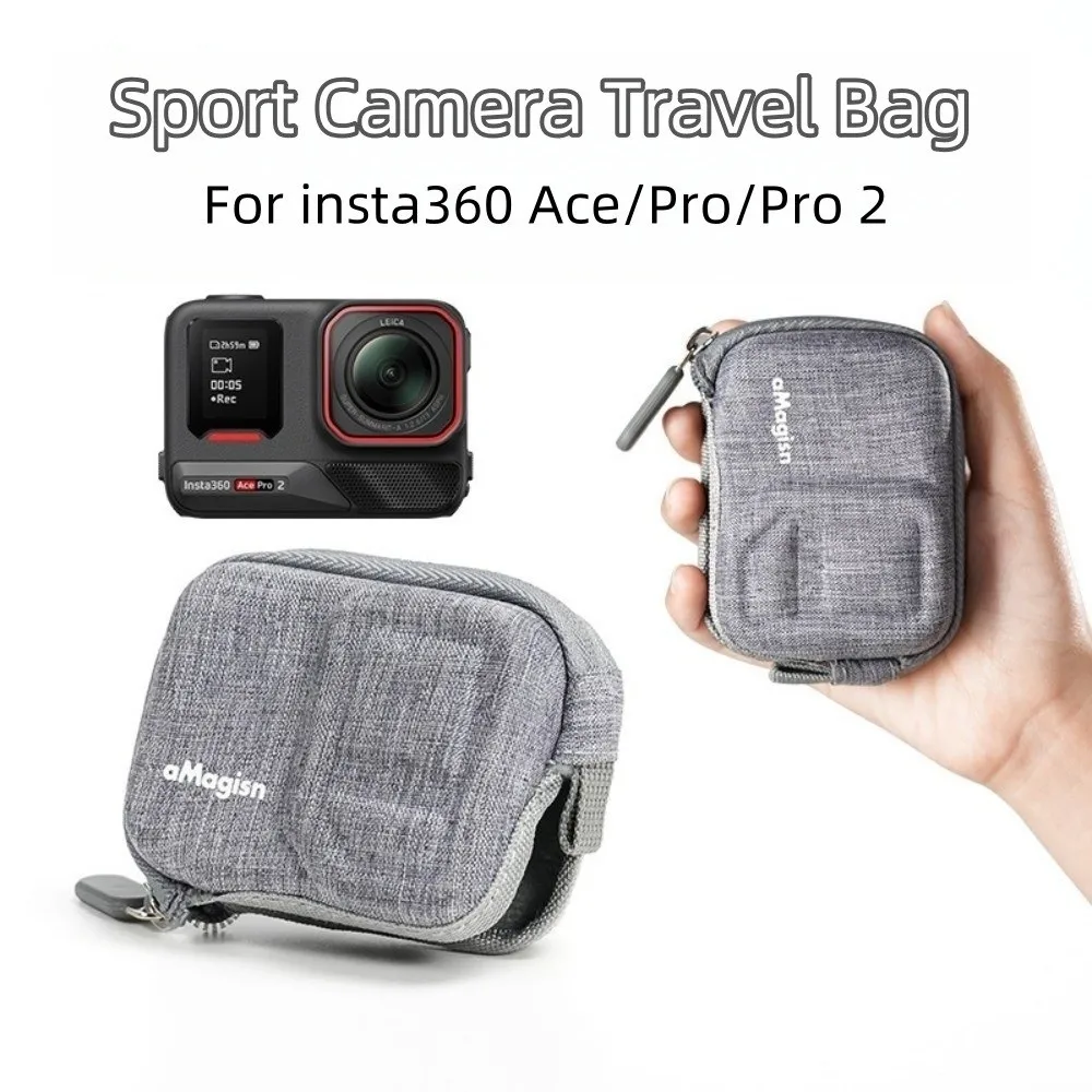 EVA Sport Camera Bag Mini Size Waterproof Sport Camera Protector Durable Lightweight Storage Bags for insta360 Ace/Pro/Pro 2