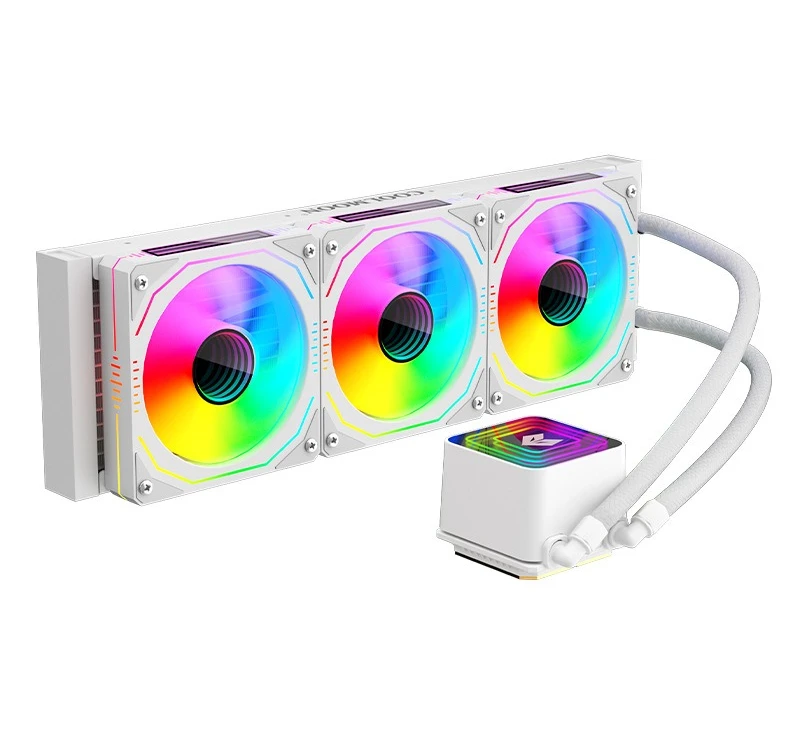 

Water-cooled radiator computer PWM silent colorful fan ARGB