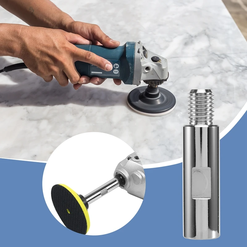 125 آلة تلميع زاوية طاحونة تمديد قضيب M14 محول قضيب تلميع أداة تلميع الجمال