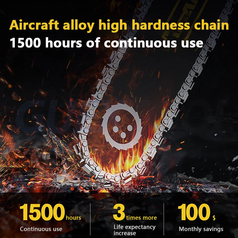 Garden Logging Saw Chainsaw Household Multi-functional Four Stroke Tree Cutting Electromechanical Saw Gasoline Chainsaw 12.8KW