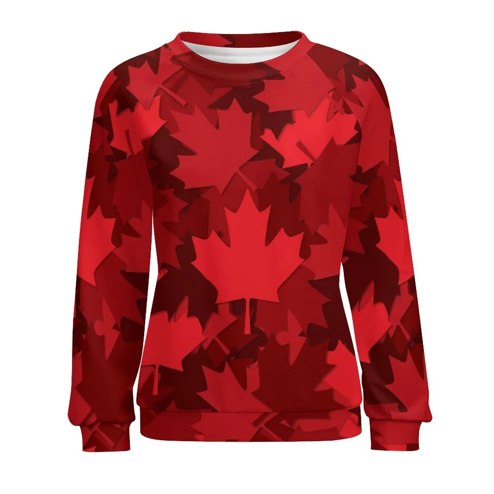 Red Leaf Casual Hoodies Canada Maple Y2k Design Hoodie Autumn Long Sleeve Street Fashion Oversize Bluzy Prezent Urodzinowy