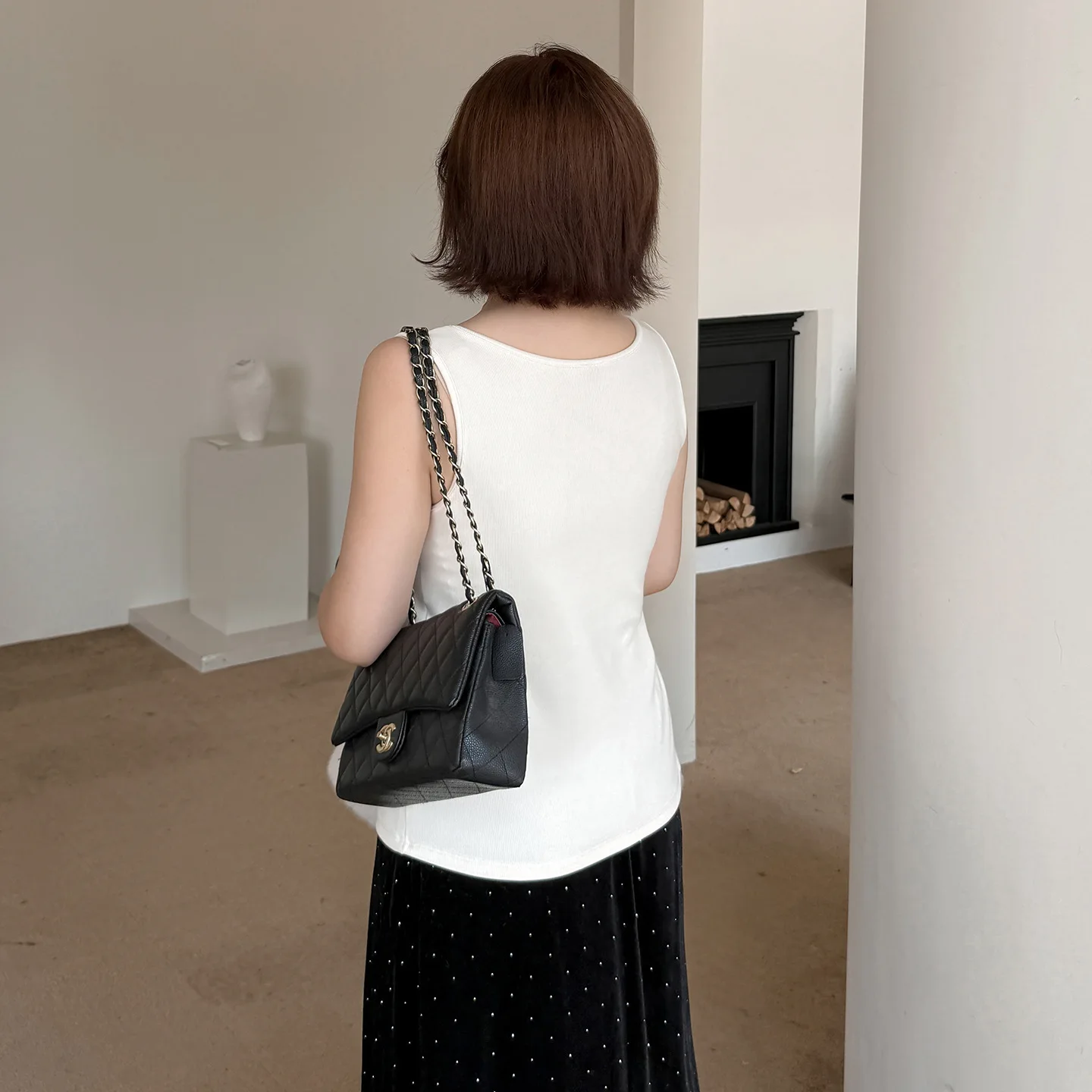 Plus Size Damen Thiened Fce Weste Einteiliges Top Spitzendesign Kein BH erforderlich Winter Warm Wear Chinesische Marke