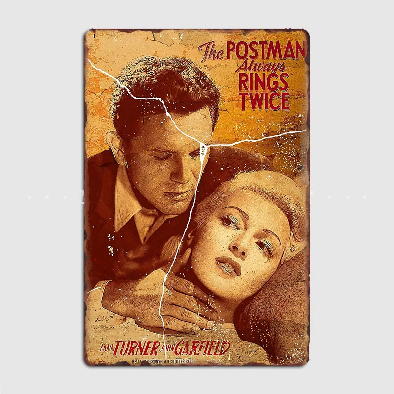 The Postman & Cora Smith Metal Sign Poster Garage Decoration Room Cinema Living Custom Tin Vintage Home Decor