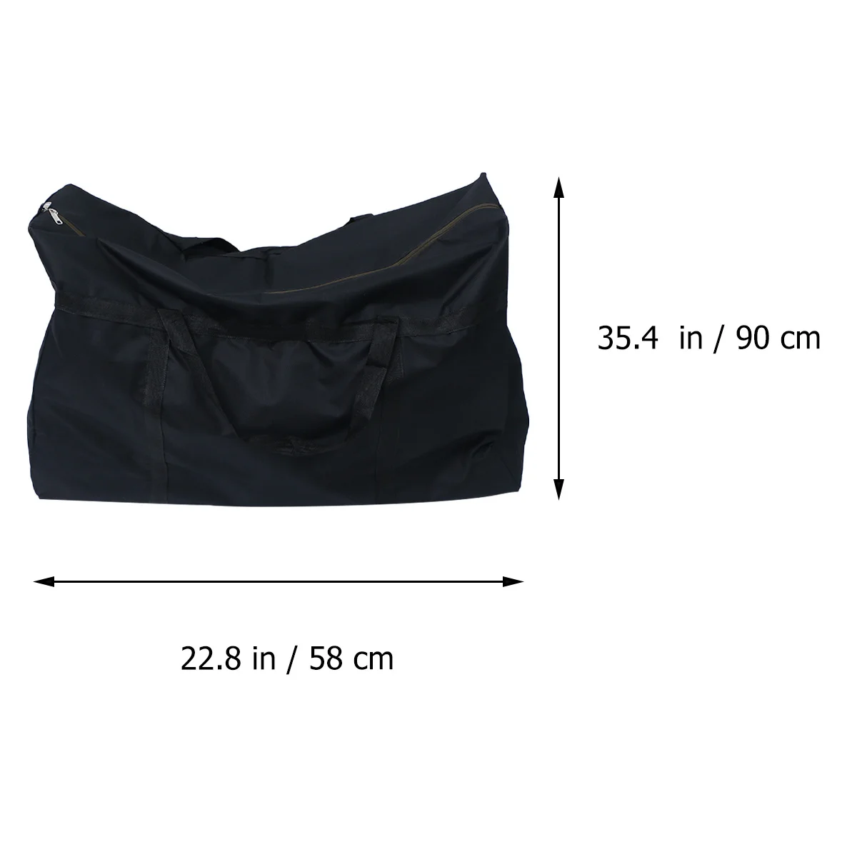 

150L Waterproof Storage Bag Oxford Fabric Heavy Duty Quilt Clothes Sweater Organizer Pouch for Home Moving Travel Storage