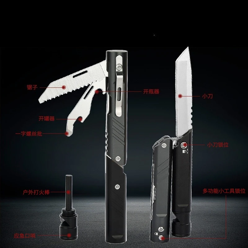 

EDC High-quality Multi-functional Survival Tools and Bottle Openers Fire Sticks Portable Outdoor Wilderness Emergency Tools