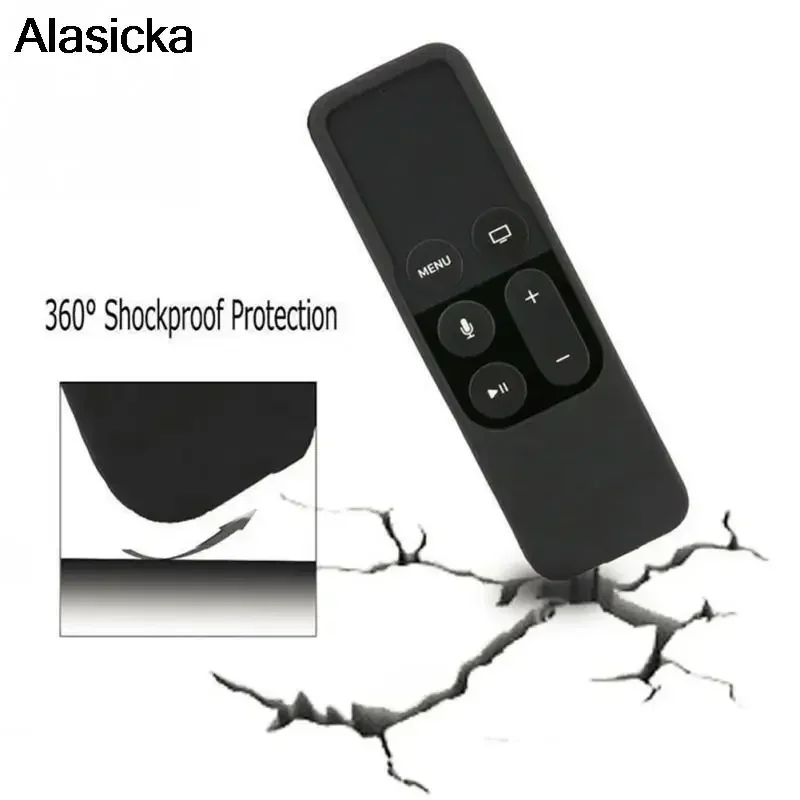 Remote Controller Silicone Dustproof Cover Home Storage Protective Case For Apple TV Remote Controller Case For Apple TV 4