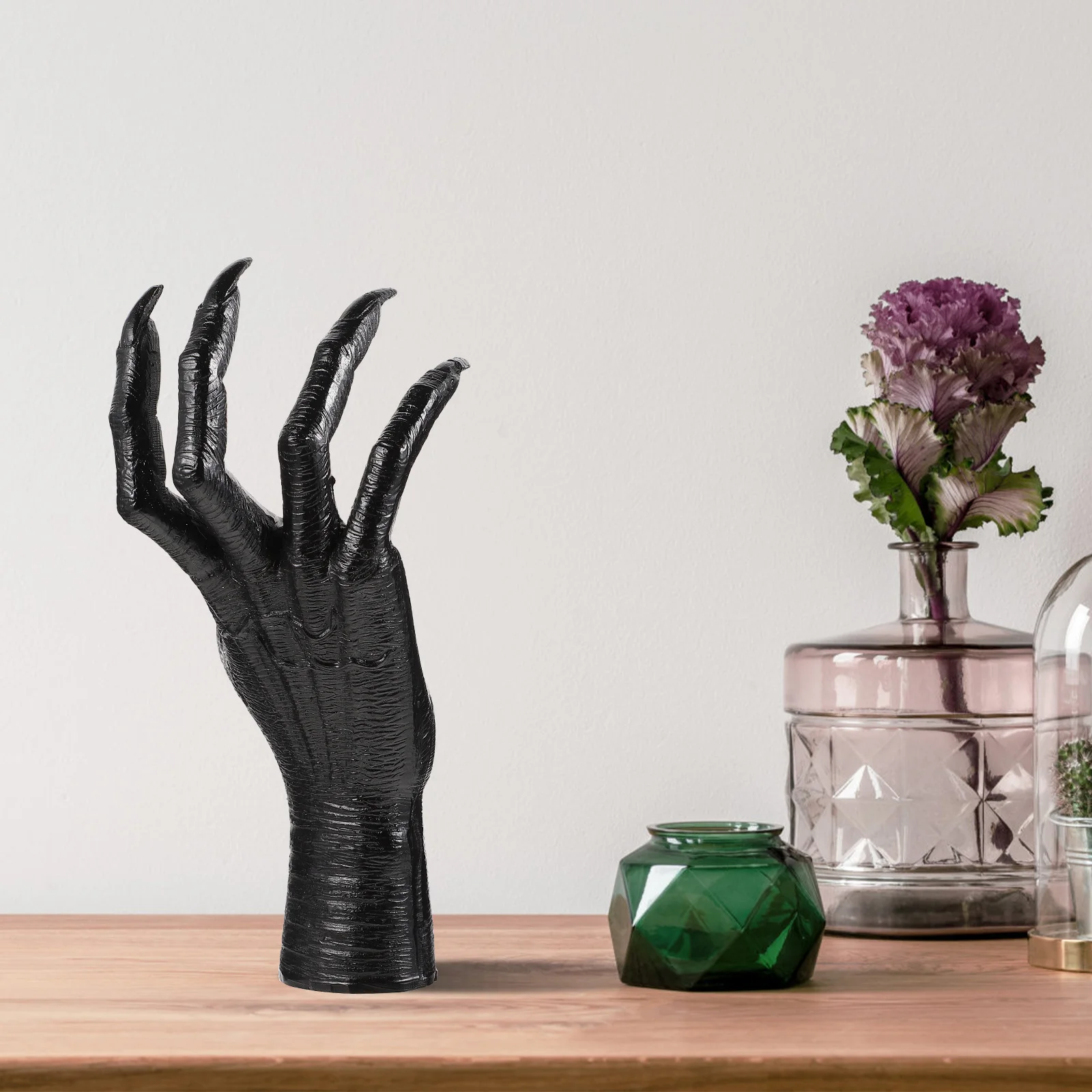 

Witch Hand Resin Craft Finger Decor Jewelry Display Home Adornment Desktop Creative Ornament Human Finger Decoration