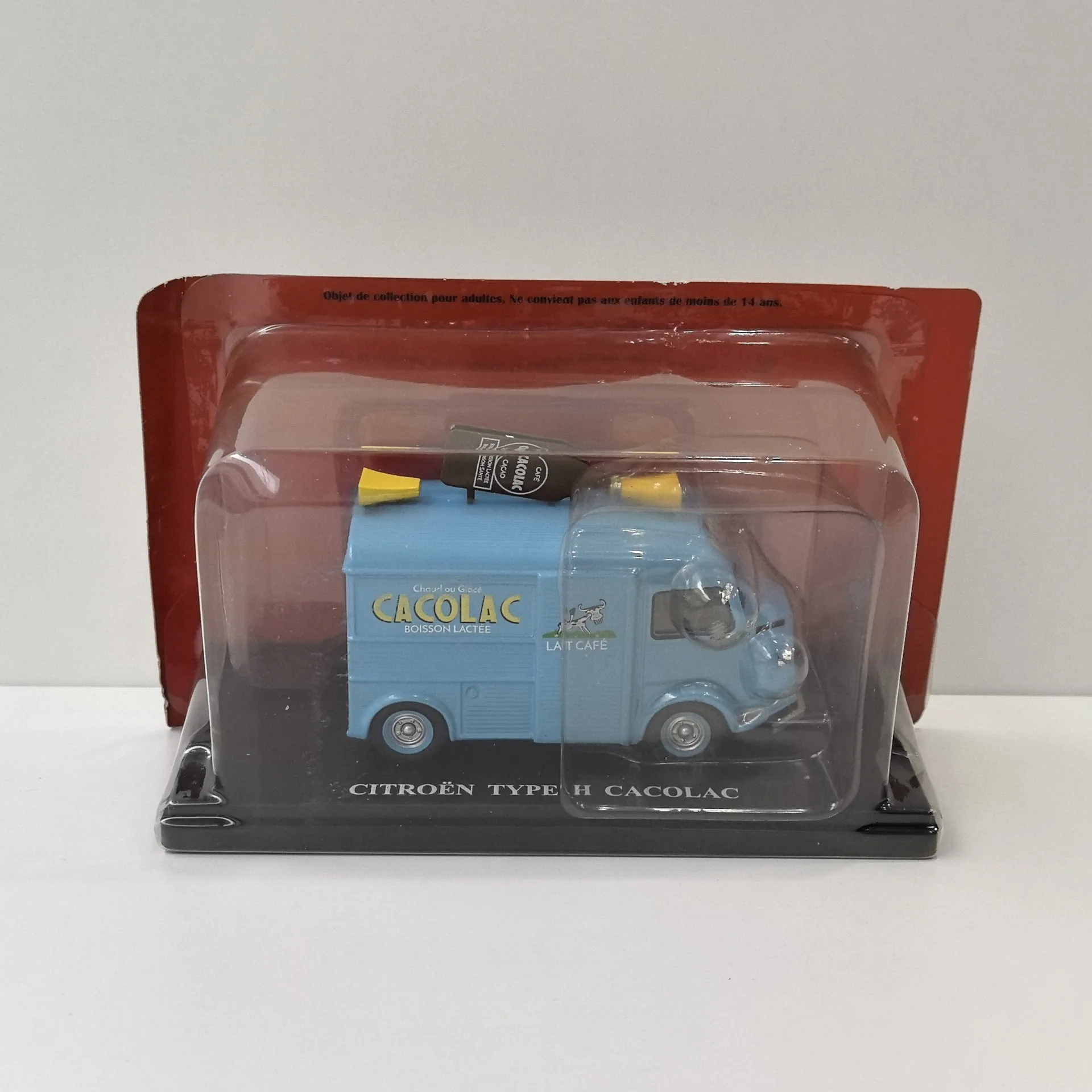 

Diecast IXO 1/43 Scale CITROEN TYPE H CACOLAC Citroen Van Alloy Car Model Collectible Toy Gift Souvenir Display Ornament