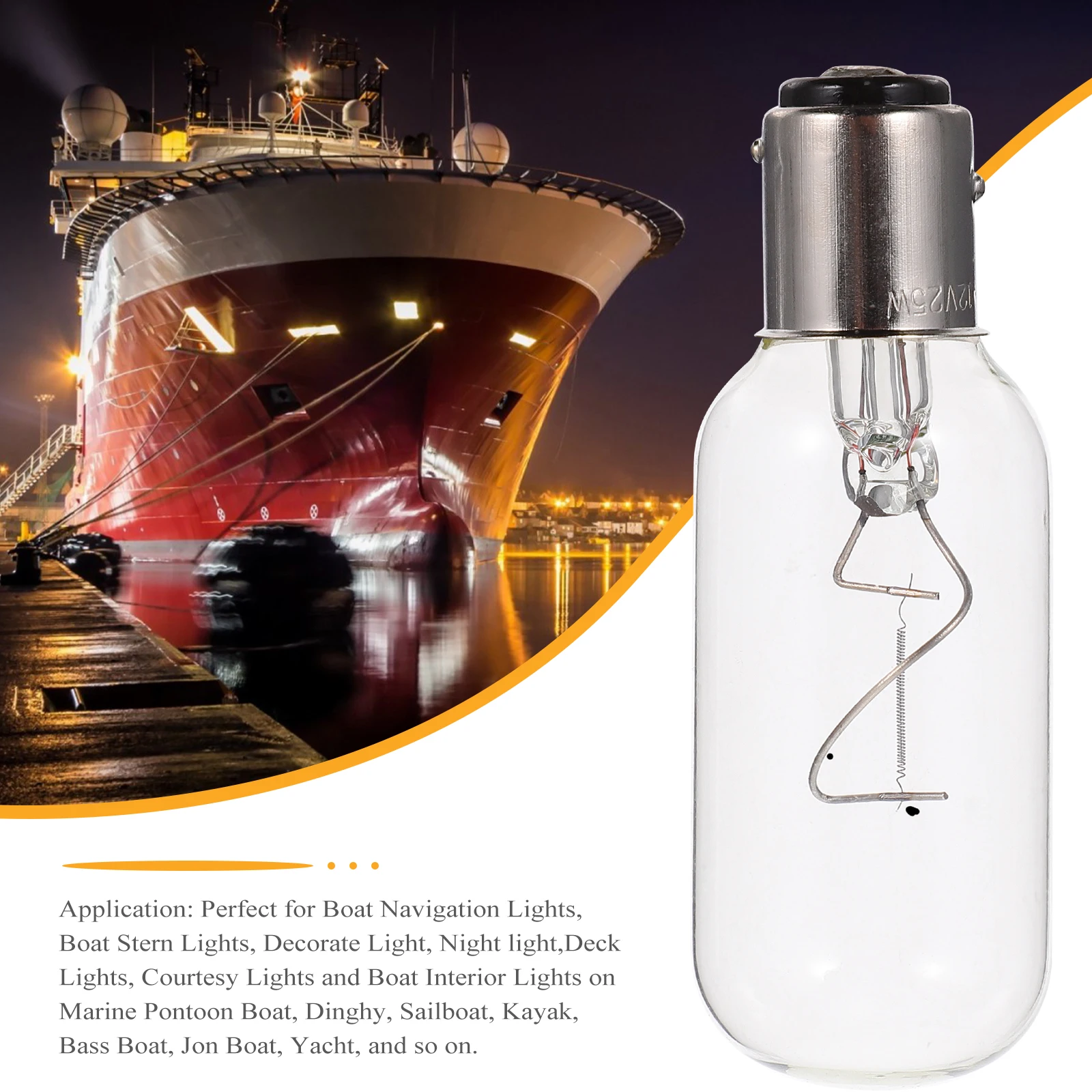 

Marine Navigation Lights Bulb Anchor All Round Lamp for Boat Ship Indicator All-Round
