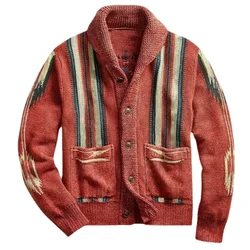 TEELYNN autunno caldo inverno maglione Outwear Boho Gypsy Cardigan uomo maglioni giacche manica lunga scollo a V Cardigan lavorato a maglia maglione