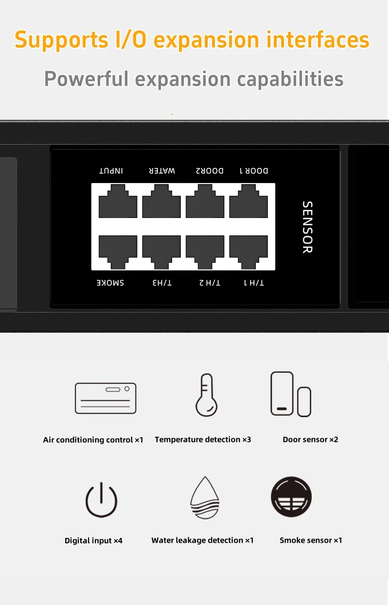 Pdu Power Strip، مركز البيانات PDU، 4-Port US Standard Intelligent PDU مع منفذ IO | بروتوكولات MQTT MODBUS SNMP TELNET #5