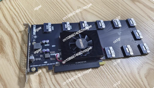 

PLX88096 Expansion Card PCIE4.0 Free Splitting and Free Driving 10 8654 Interfaces