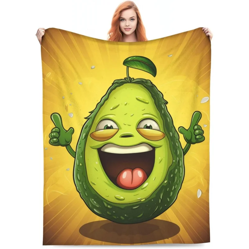 

Avocado Blanket Casual Fashion Gift Soft and Comfortable Lightweight Bed Living Room Sofa Decoration 50x60 inches