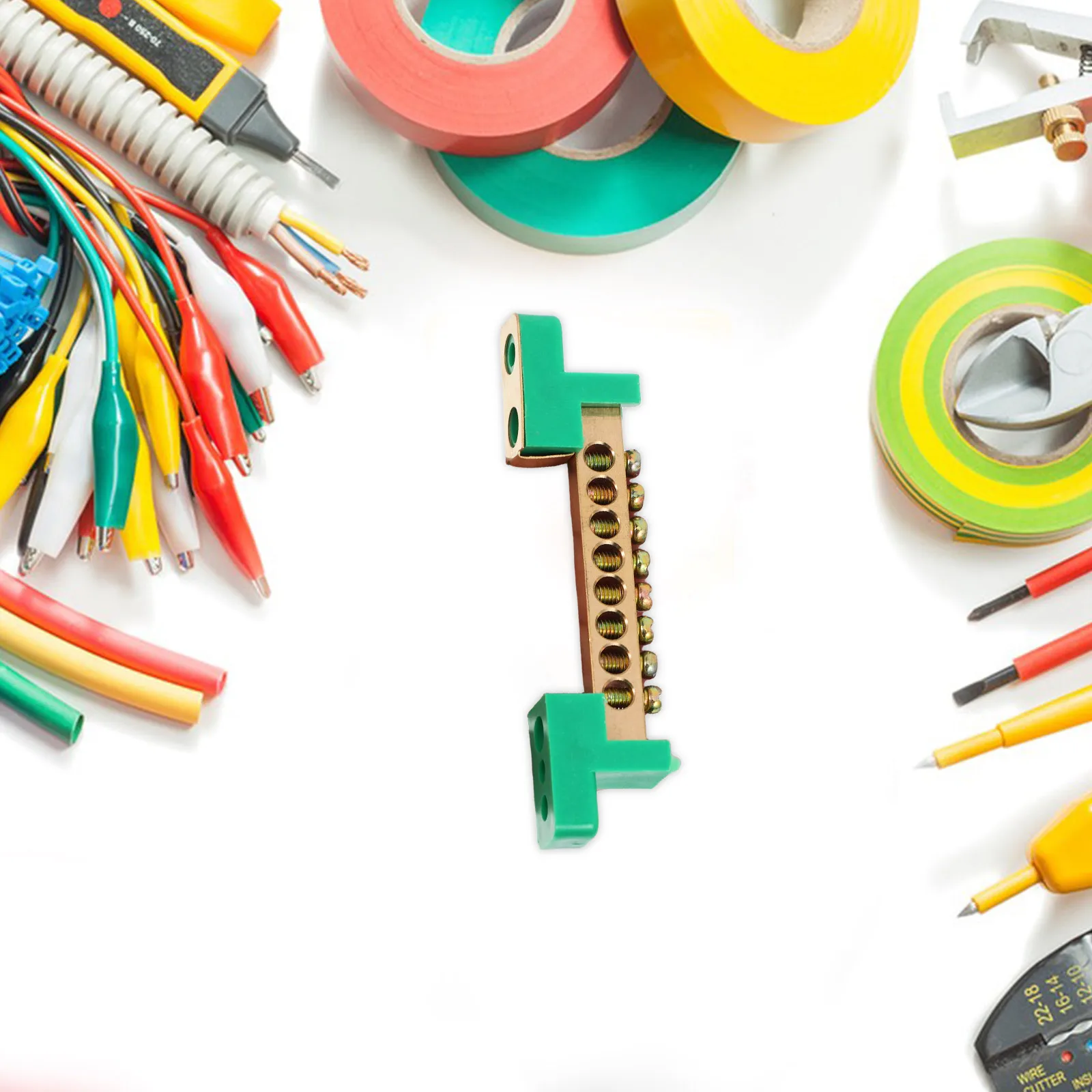 

5pcs Electrical Ground Bar Electrical Ground Bar Wire Terminals Distribution Block Junction Box Connector