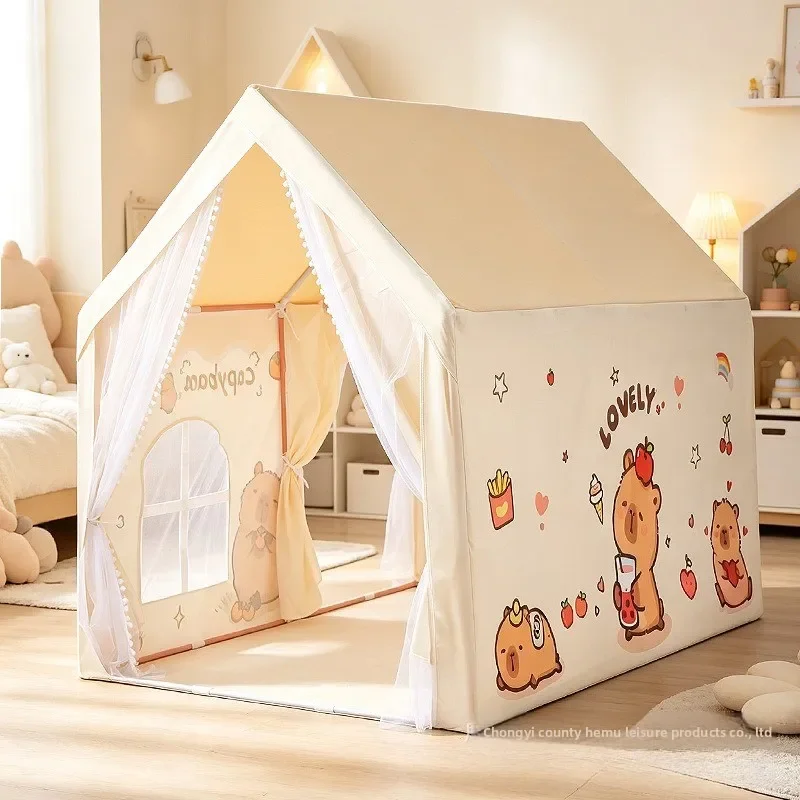 Indoor Kids Tent Playhouse Castle Bed Divider Baby Sleep Toy Room House Indoor Children's Room Game Toy House Toy House