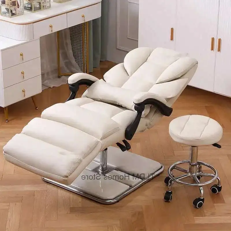 كرسي حلاقة ساق هيدروليكي مستلق ورفع كرسي تجميل لصالون التجميل كرسي وشم مريح أثاث صالون الشعر #1