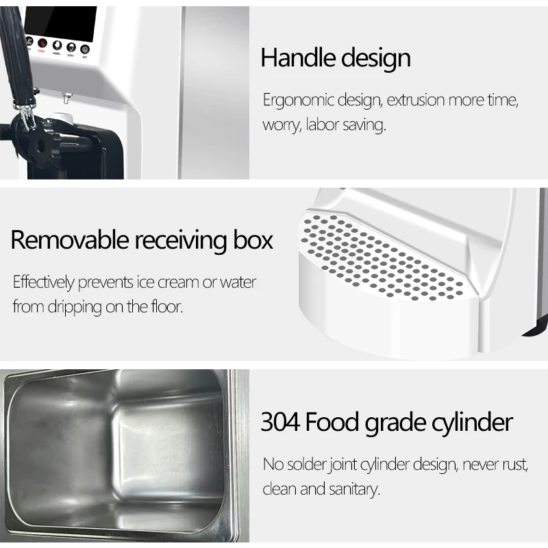 

Автоматическая коммерческая машина для приготовления мягкого мороженого 12-16 л/ч для бизнеса. Цена.