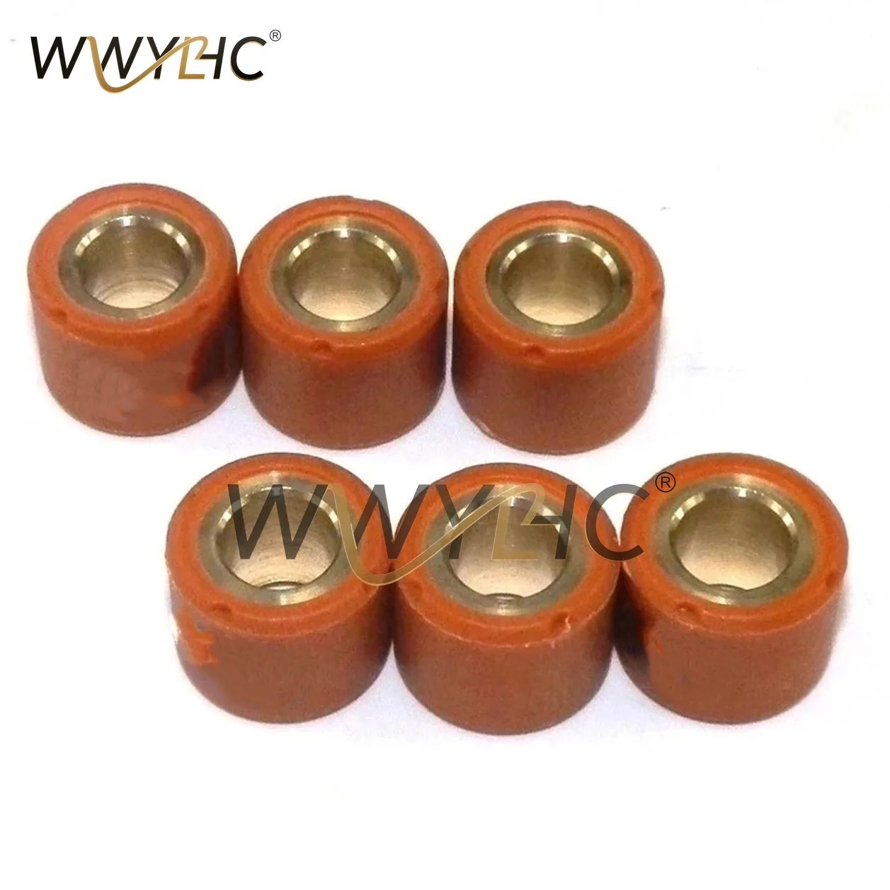 6pcs PerformancePack of Variator Roller Weights 16mmx13mm 5g 6g 7g 8g 9g 10g For 139QMB 50cc GY6 Scooter Motorcycle Parts 16X13