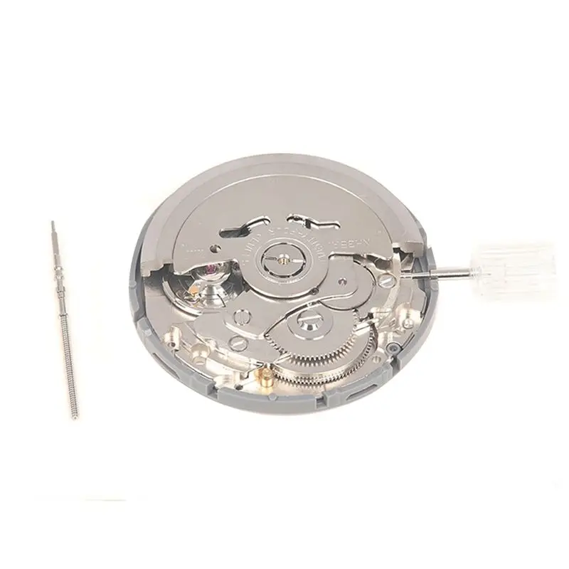 AS62 NH35/NH35A Day Date Set High Accuracy Automatic Mechanical Watch Movement+Steel Stem+Week Dial+Calendar Dial+Check Rod