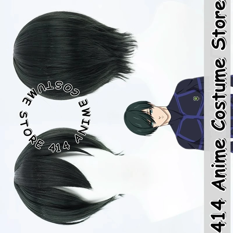 

Game & Anime Rin Itoshi Cosplay Wig Blue Lock Heat-Resistant Fiber Synthetic Hair
