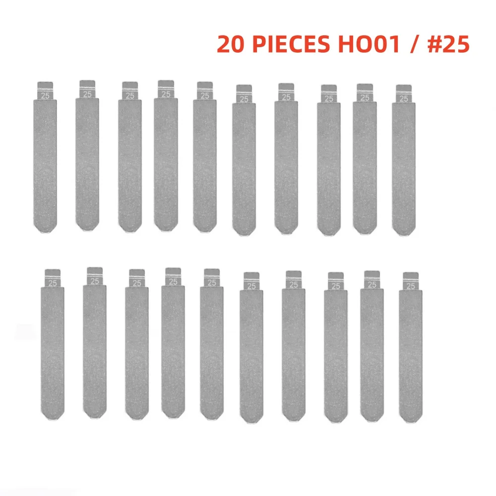 

20 ШТАКОВ HO01 Лезвие для откидного ключа # 25 универсальных дистанционных откидных ключей для Xhorse/ Keydiy