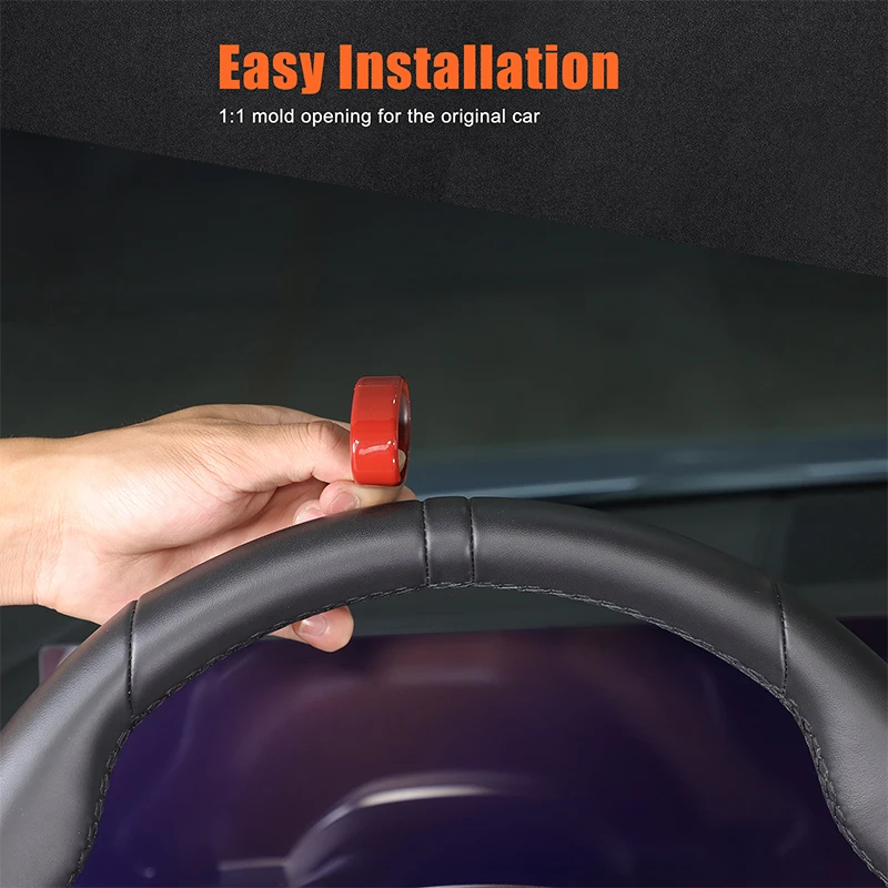 Used for 24+ models of BMW 5 series steering wheel return to normal standard, sports red, car interior decoration accessories