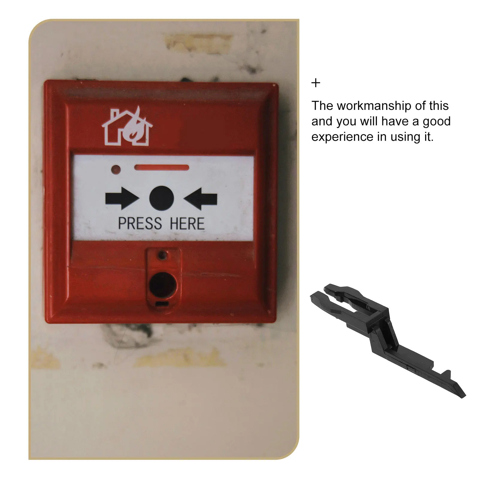 10 قطعة مفتاح كسر الزجاج مفتاح الإنقاذ في حالات الطوارئ للباب الداخلي سلامة الوصول زر الذعر إعادة تعيين وظيفة أداة الاختبار