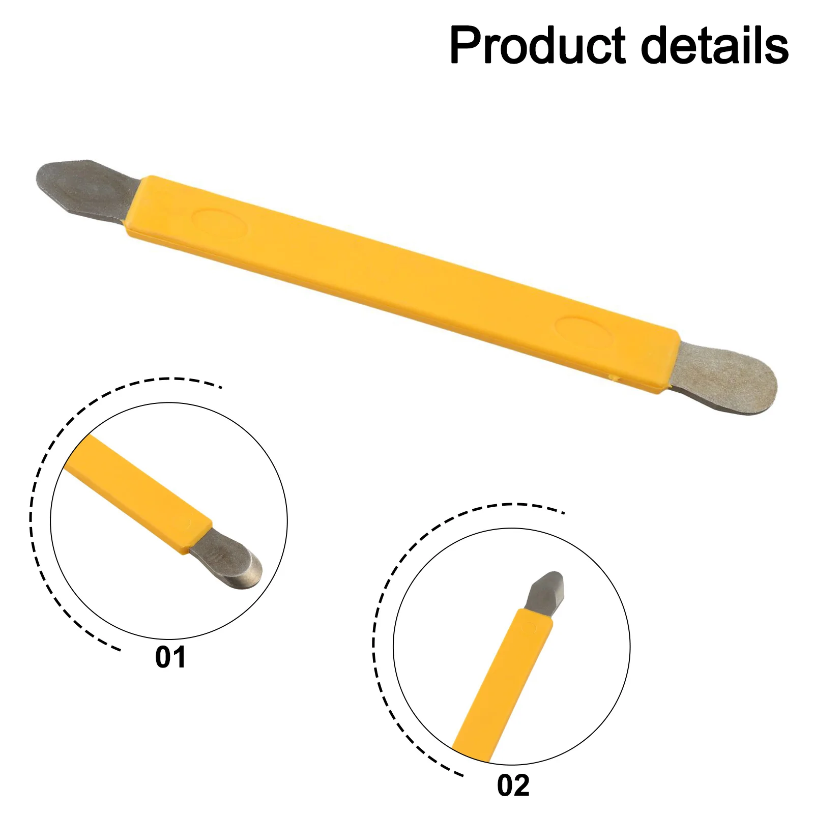 Robust Steel Seam Scraper for Removing Construction Debris Including Mastic Bitumen and Floor from Subfloor Surfaces