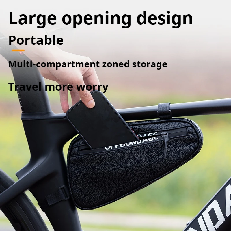 OFFBONDAGE Reflective Waterproof Portable Detachable Large Capacity Multiple Compartments Bike Bag Bicycle Accessories