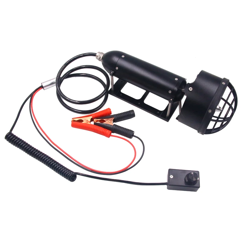 

KYI-12V-9T underwater thruster is suitable for 12V battery 9kg thrust 300W power foam box