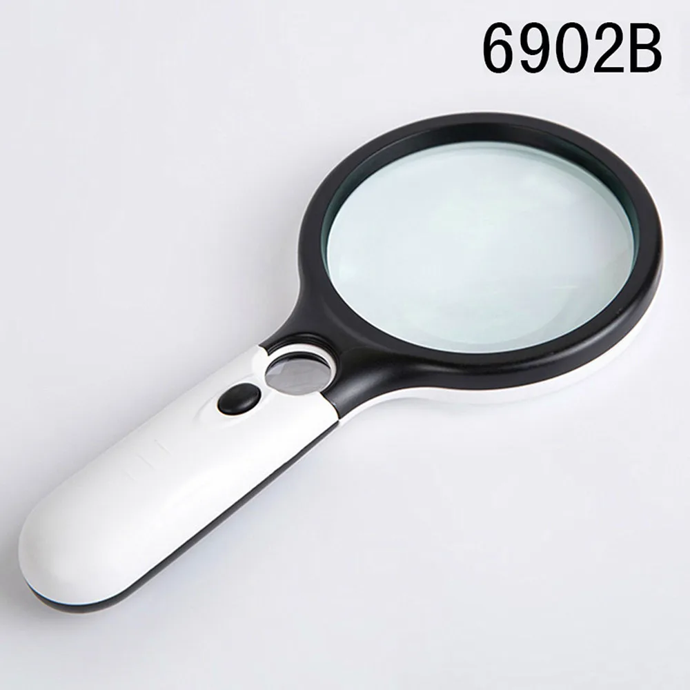 Diamond Painting Tool 45X Magnifying Glass With LED Lights Handheld Backlit Magnifier For Reading. Seniors, Repair, Coins