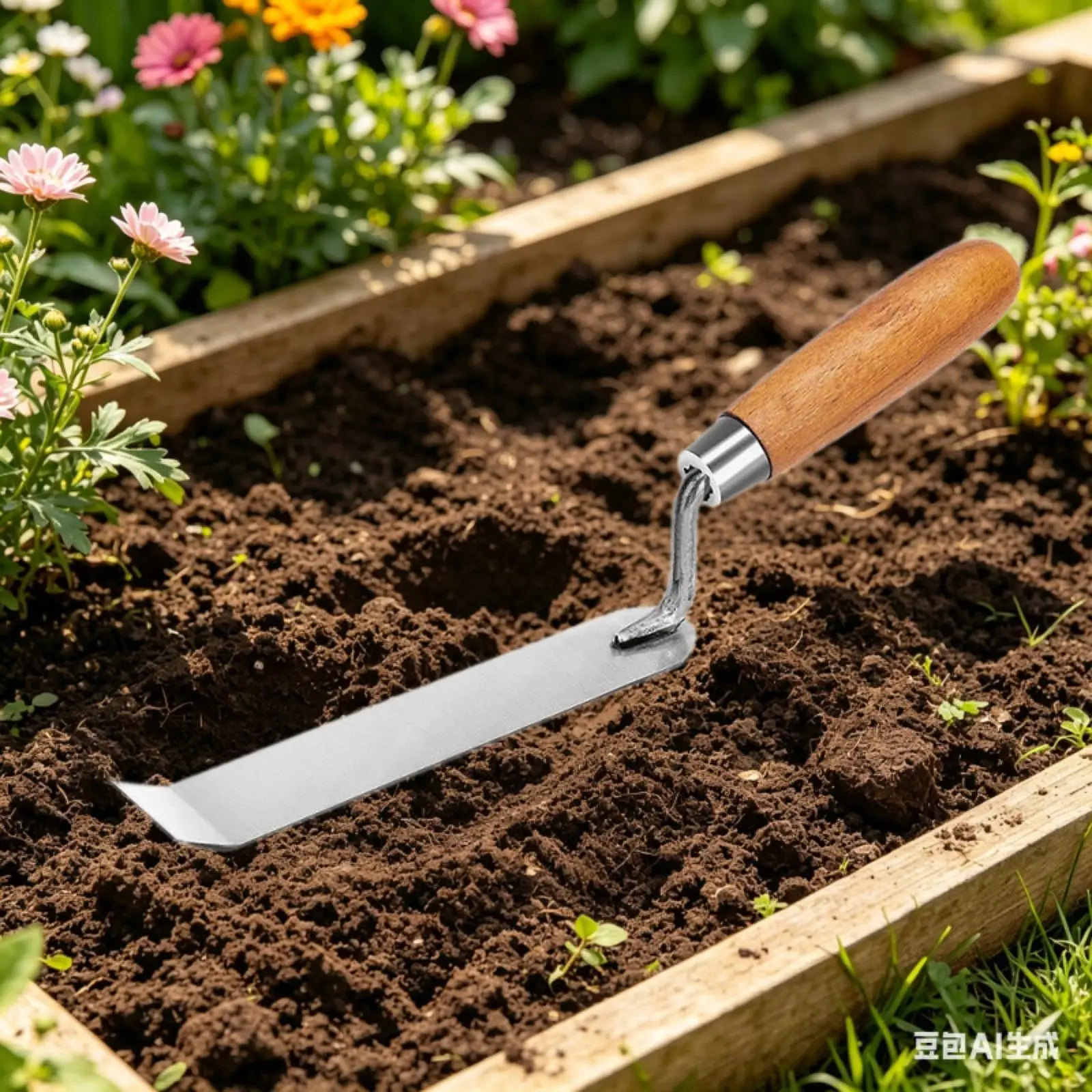 Baseball Dig Out Tool Premium Sturdy Stainless Steel Compact Design for Garden Landscaping and Base Maintenance