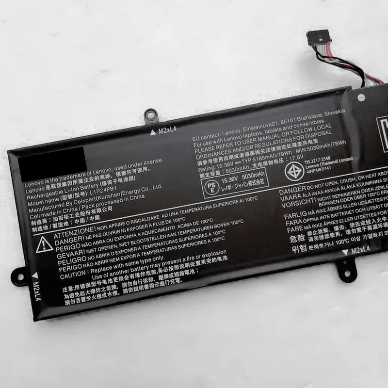 Brand New 15.36 Volt L17M4PB1 L17C4PB1 Battery Applicable IdeaPad 720S-15IKB YOGA 2 Pro 13