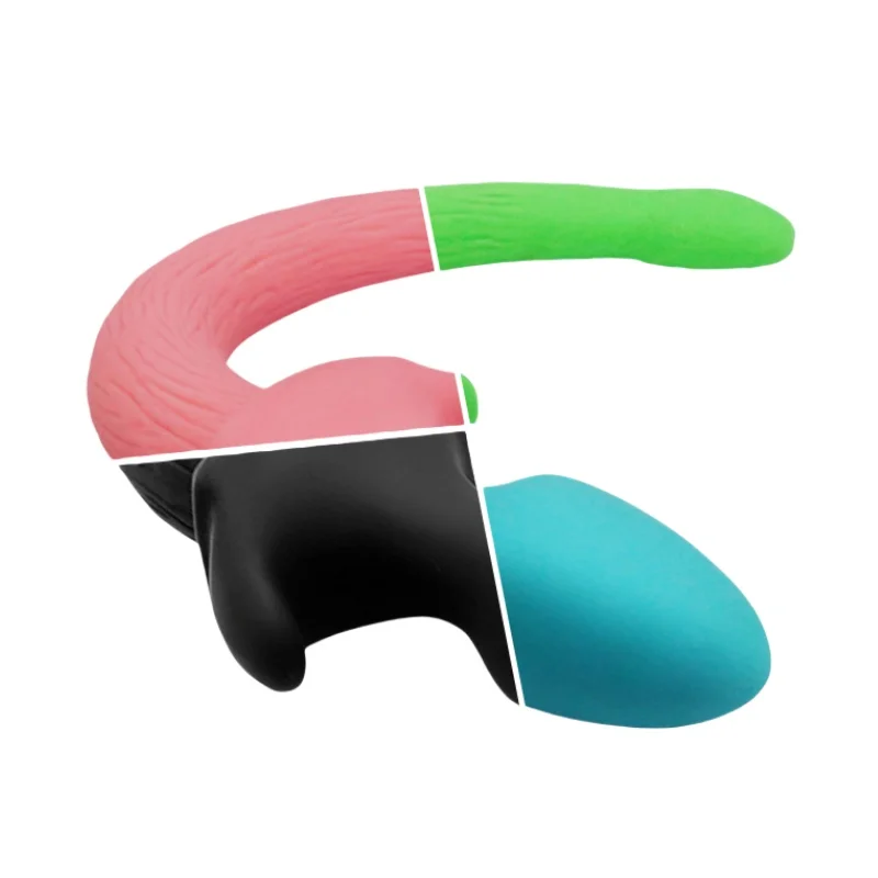 Premium Silicone Dog Tail Butt Plug with Fetish Puppy Tail G-spot Stimulator  for Couple Slave Game Flirting Erotic Adult Toys