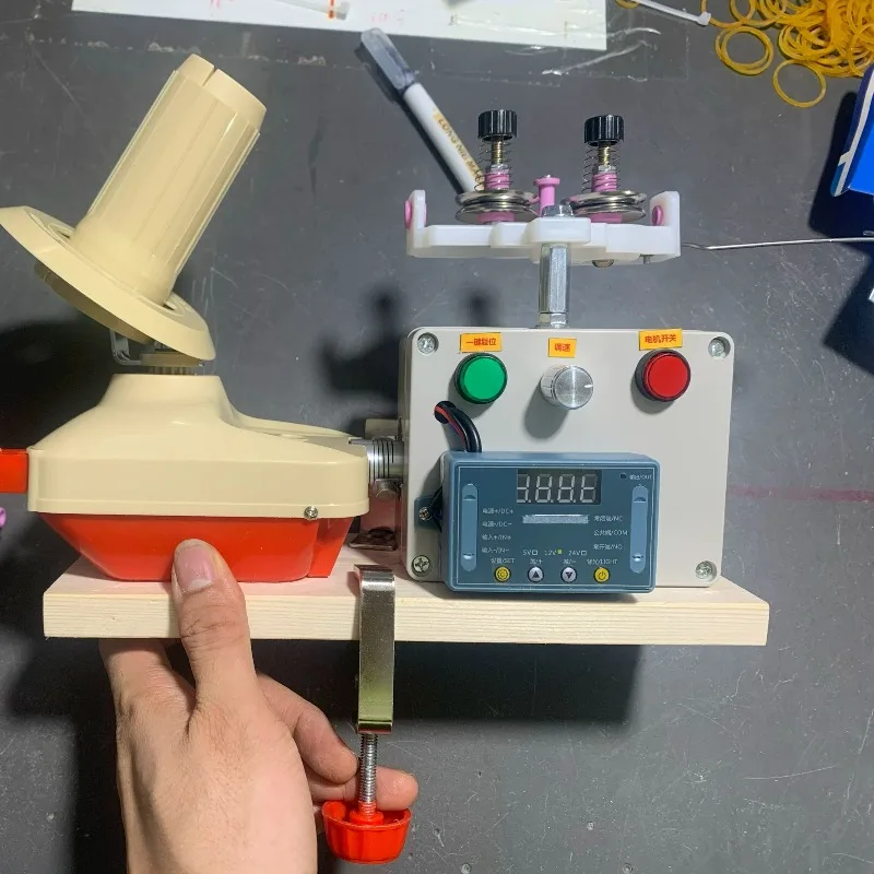Electric Yarn Winder, Count Auto Start & Stop Yarn Ball Winder, Household Twisting & Thread Organizing Machine