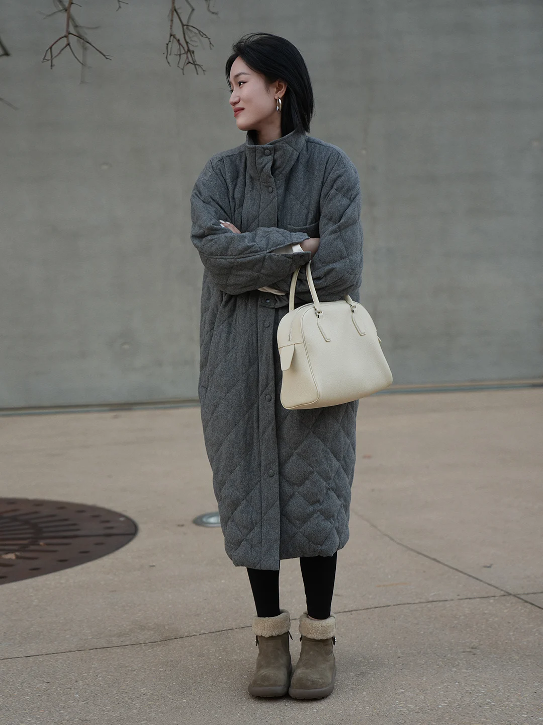 

Осенняя ретро-куртка из шелкового пуха с воротником-стойкой, женская свободная теплая верхняя одежда в корейском стиле, новинка зимы 2025