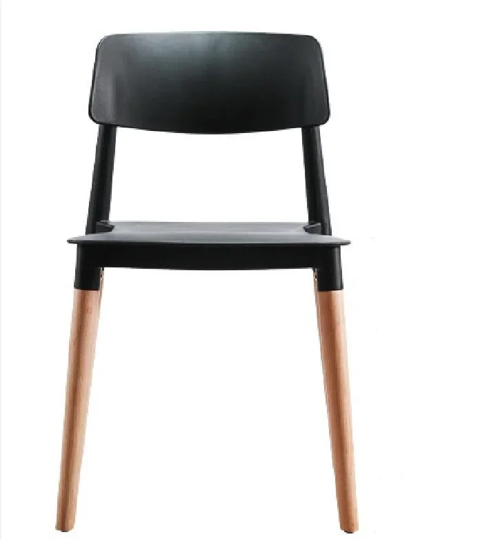 

Luxury Fashionable Metal PP Restaurant Chair with Cooling Feature Factory Sales Unusual Office Furniture with Rose Wood Legs